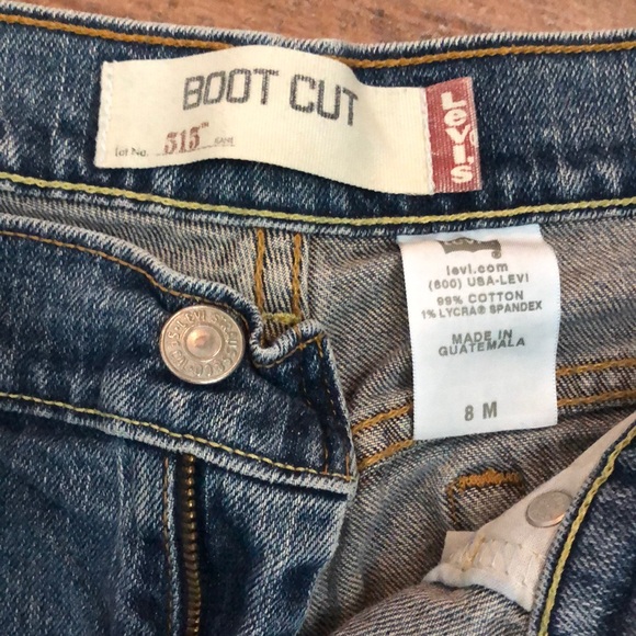 Levi’s 515 Boot cut vintage Y2K jeans size 8 M - Picture 3 of 5